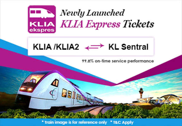 KLIA express train tickets are now available on Easybook