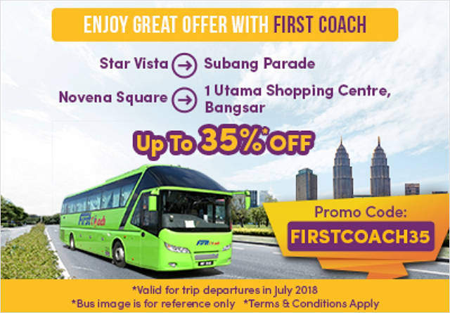 35% off First Coach bus tickets