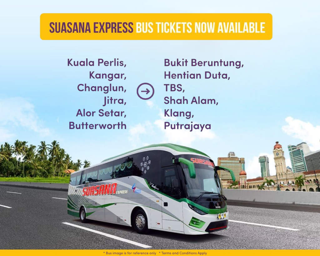 Suasana Express Bus Tickets Now Available Online at Easybook