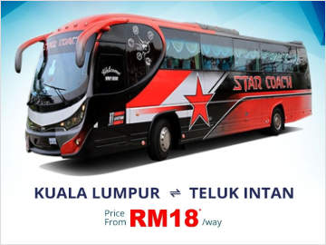 Kuala Lumpur to Teluk Intan by Star Coach Express