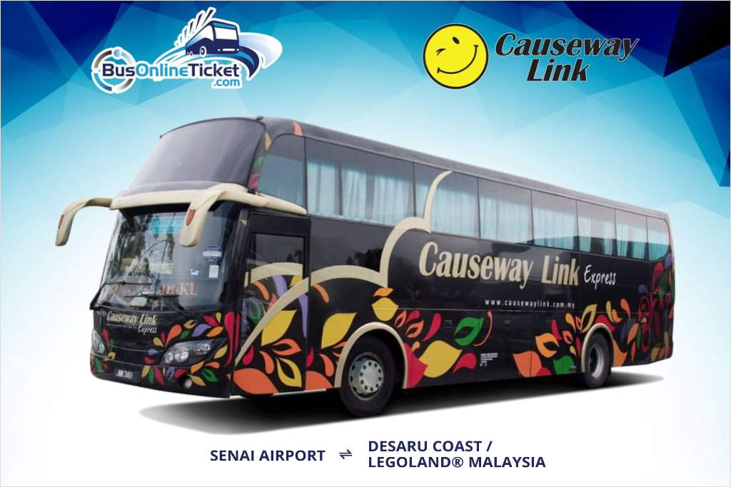 Senai Airport to Desaru Coast & Legoland Bus - Causeway Link