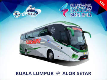 Kuala Lumpur to Alor Setar by Suasana Express