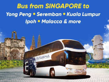 Eltabina Bus to Yong Peng, Seremban, Kuala Lumpur & Ipoh