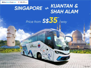Singapore to Kuantan & Shah Alam by LA Holidays