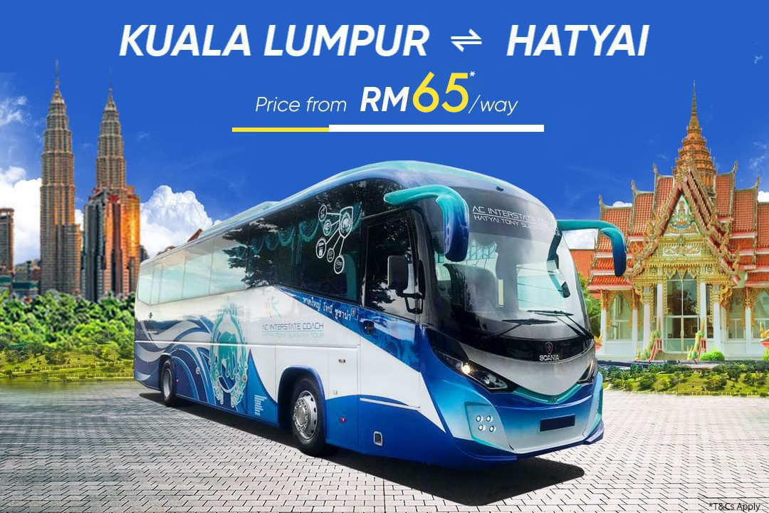 Kuala Lumpur to Hatyai by Suasana Tony Coach