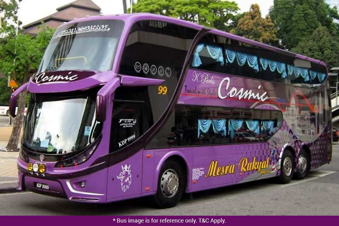 Cosmic Express from Kuala Lumpur to  Penang, Kedah and Perlis