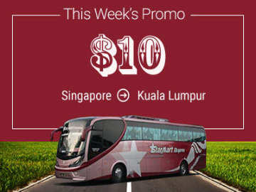 $10 Bus Ticket from Singapore to Kuala Lumpur