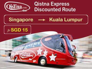Qistna Express Promo: SG to KL fr SGD15