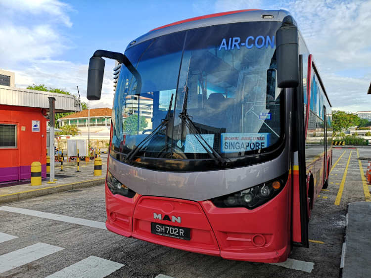 Singapore Johore Express Bus at Queen Street Terminal