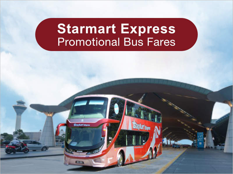 Starmart Express offers promotional bus fares from Singapore to KL, Genting, Malacca & Johor