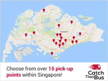 CatchThatBus pick-up/drop-off points in Singapore