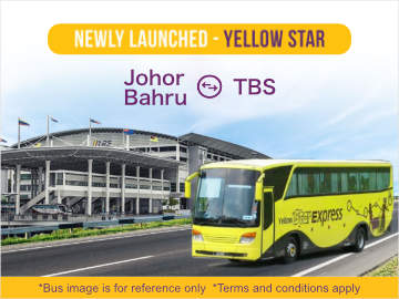 Yellow Star Express Bus from JB Larkin to TBS
