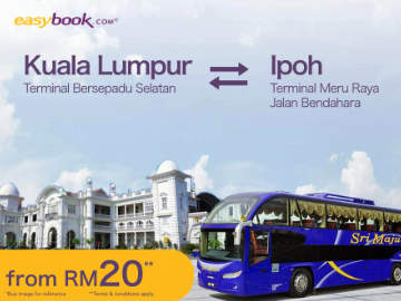 Express Bus from Kuala Lumpur to Ipoh