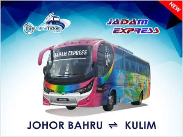 Johor Bahru to Kulim by Jadam Express