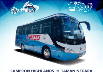 Express Bus from Cameron Highlands to Taman Negara