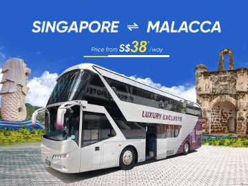 Singapore to Malacca by Luxury Coach