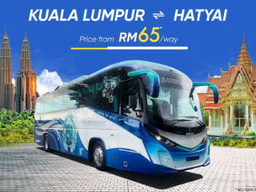 Kuala Lumpur to Hatyai by Suasana Tony Coach