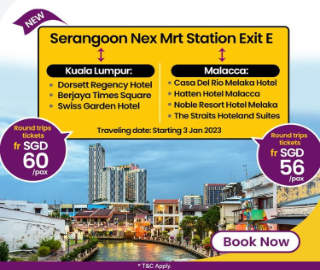 New Pick-Up Point at Serangoon NEX to Kuala Lumpur and Malacca