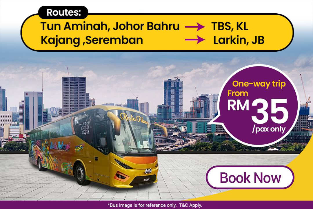 Restu Pelangi Express new routes: Tun Aminah to TBS and Kajang to JB Larkin