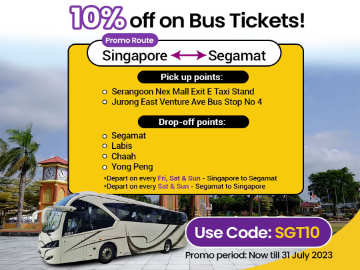 New Route: Singapore to Segamat by Diamond Coach