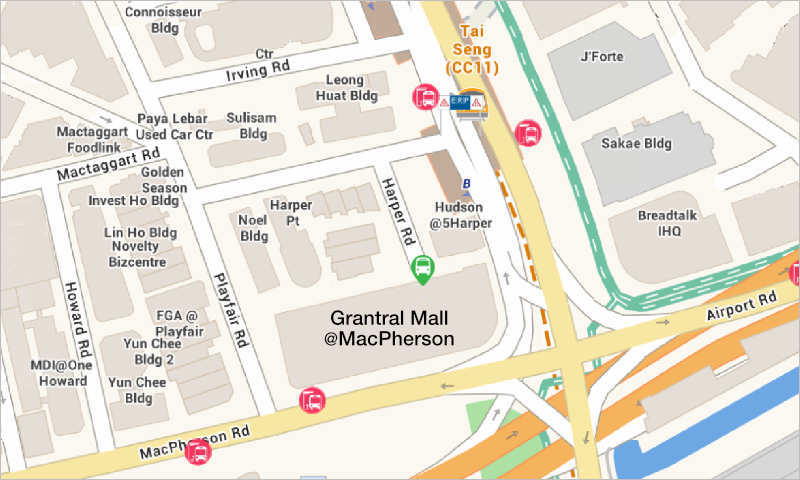 Grantral Mall @MacPherson express bus pick-up point