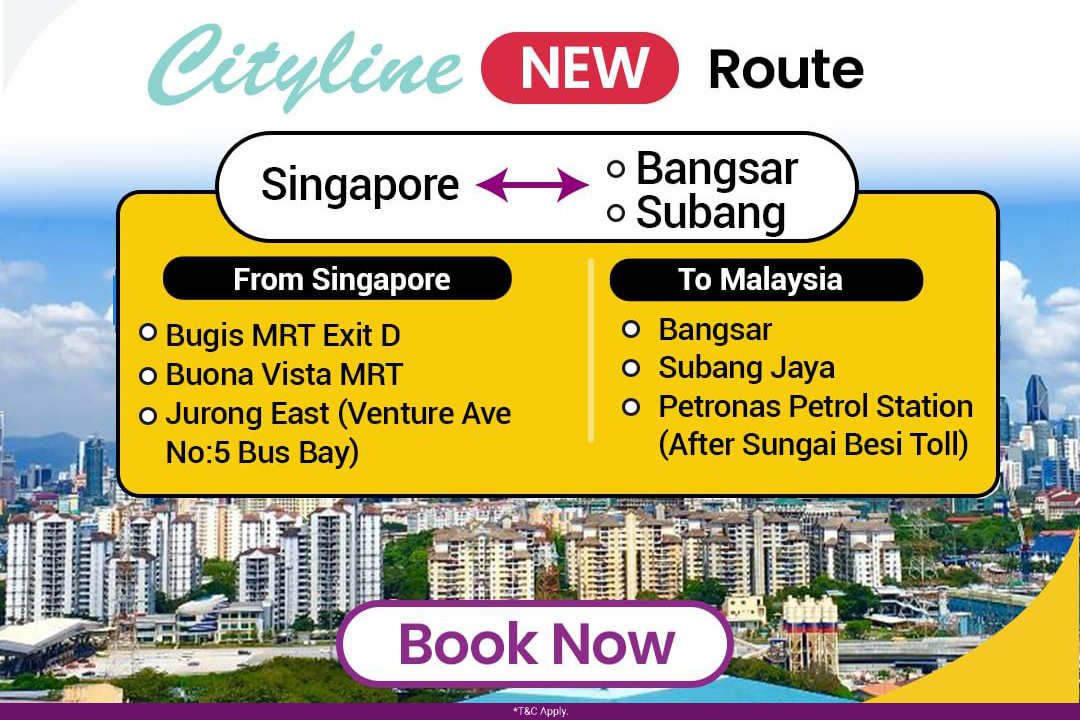 Cityline Express Bus from Singapore to Bangsar and Subang