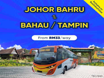 Johor Bahru to Bahau and Tampin with Kurnia Suria Express