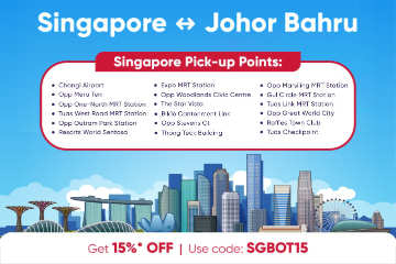 Singapore to Johor Bahru by Transtar Cross Border