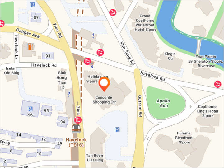 Concorde Shopping Centre location map