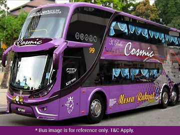 Cosmic Express from Kuala Lumpur to  Penang, Kedah and Perlis